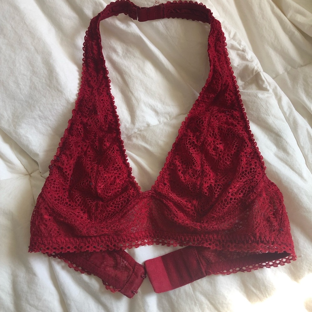 Victoria’s Secret Laced halter bralette size Small